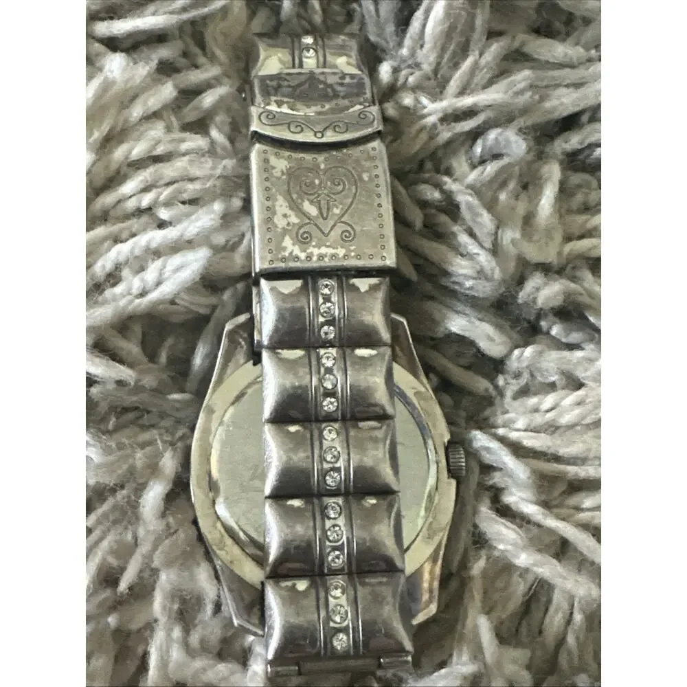 Brighton Dana Point Womens Watch 35mm Crystal Bezel Faux Tortoise Parts Only